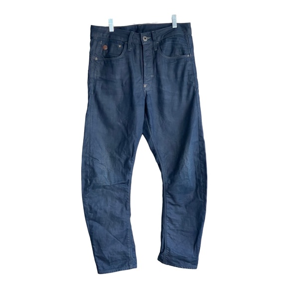 G-Star Other - G Star Raw Men's Button Fly Organic Denim Jeans Tapered Fit Deep Pockets 31/27